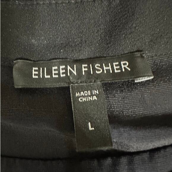 Eileen Fisher Velvet Burnout Stripe Longline Tunic - Picture 3 of 7